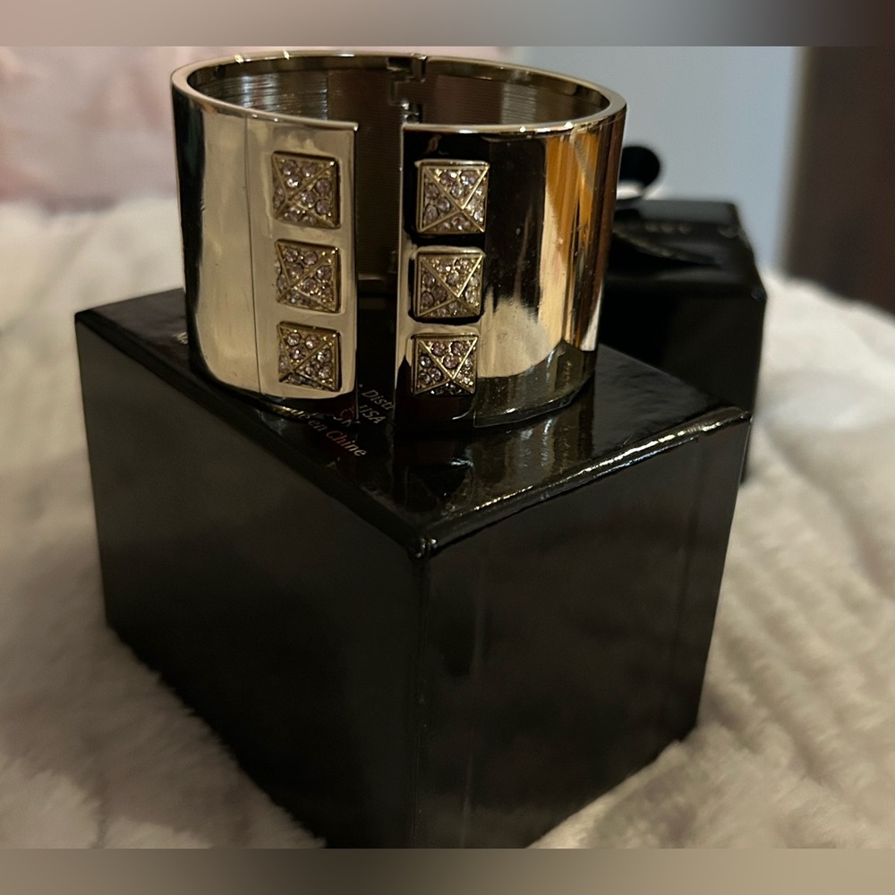Victoria's Secret Collectible Cuff in Black Gift Box with Ribbon